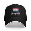 Cappellino da Baseball con Design Artistico Bandiera del PARAGUAY FeDonna Donna Stampa Cappellino Trucker Estivo Stile di Strada Caccia Campeggio Dropshipping Cappellini