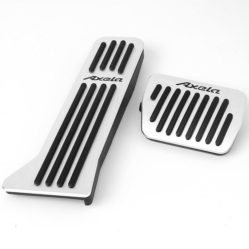 Accelerator mașină din aluminiu Combustibil Frână Ambreiaj Pedală Rezidere pentru picioare Capac pentru pedală pentru Mazda 3 Axela BM 2014 2015 2016 2017 2018