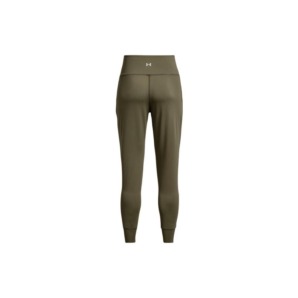 Under Armour Logo Solid Color Training Slim Fit Pants Women Pants Olive-Green 1371021-361