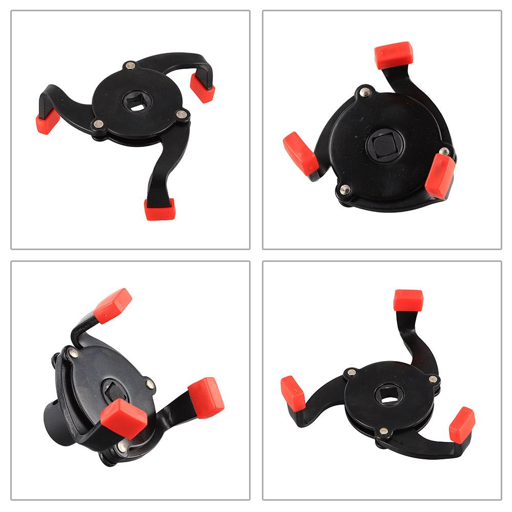 Car Oil Filter Wrench 3-Jaw Spanner Remover Repair Tools Oil Change Accessories Truck Trailer Off Road 4x4 Motorcycle Universal