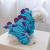 Fashion Pet Dog Jacket Winter Warm Clothes Lovely Cats Photo Dinosaur Costume
