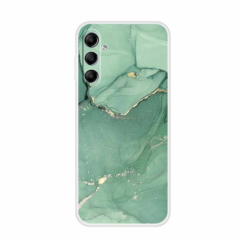 For Samsung Galaxy A14 A34 A54 5G Marble Soft Case Silicone TPU Phone Back Cover Coque for Samsung A 54 34 14 4G Cartoon Fundas