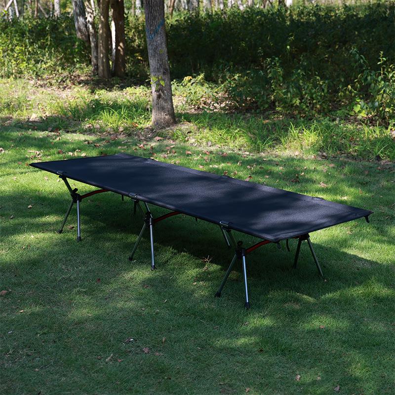 Ultralight Adjustable Folding Camping Cot - Portable, Easy To Disassemble, Ideal for Outdoors, Office, or Tent Use