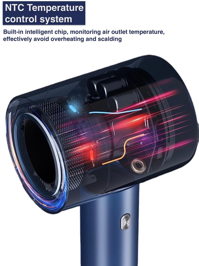 Super High Speed Hair Dryer For Hair With Curling Barrel 220V 1600W Styling Tool Hair Care & Styling High Speed Hair Dryers