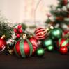 44Pcs Christmas Ball Red and Green Christmas Ornaments Set for Garden Backyard Holiday Wedding Party Decorations Ornaments