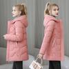 Winter Women's Mid-length Slim Cotton Coat Thick Warm Versatile Women's Coat