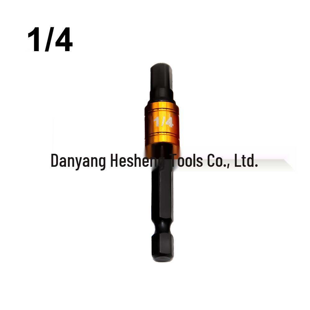 3-Piece Hex Socket Impact Wrench Adapter Set (1/2", 3/8", 1/4") for Electric Screwdriver