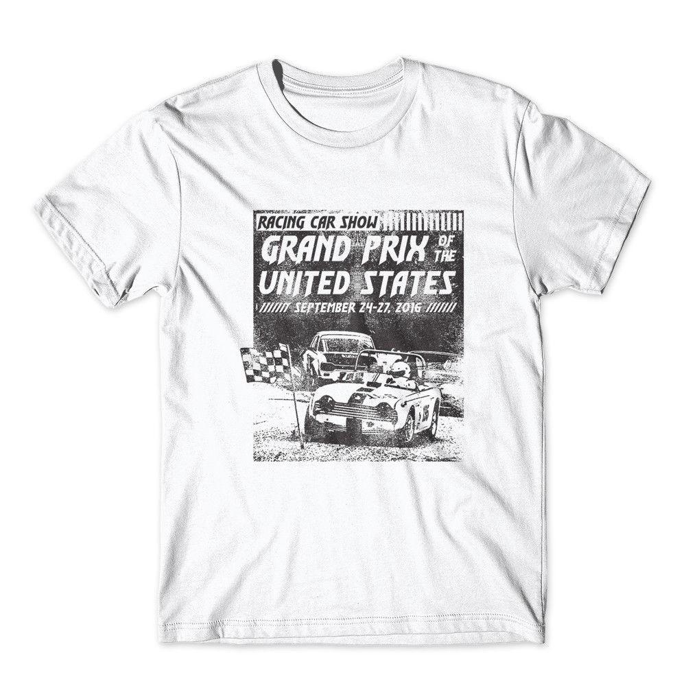 

Grand Prix Of The United States T-Shirt. 100% Cotton Premium Tee NEW 4XL