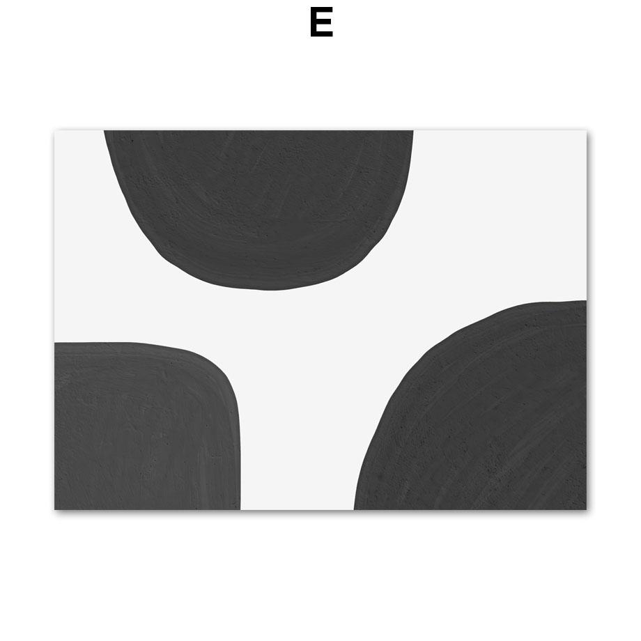 Moderne abstrakte minimalistische Gesichtslinie Geometrie Wand Kunstdruck Leinwand Malerei Nordic Poster Wand Bilder für Wohnzimmer Dekor