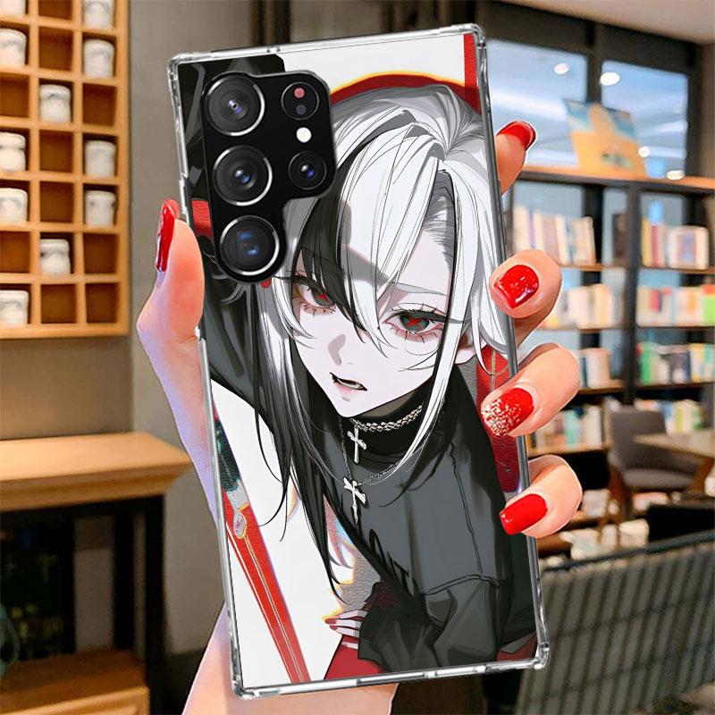 Arlecchino Genshin Impact Phone Case For Samsung Galaxy S26 S25 Edge S24 Ultra S23 S22 Plus S21 S20 FE Soft Fundas Shell Galaxy