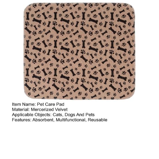 Puppy Pee Pad Leak-proof Washable Pet Pee Pad Reusable Anti-Slip Fast Absorbent Dog Mat for Cats Dogs Potty Training Whelping