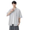 Short Sleeved Shirt Men's Summer Thin Casual Versatile Casual Half Sleeved Lapel Shirt