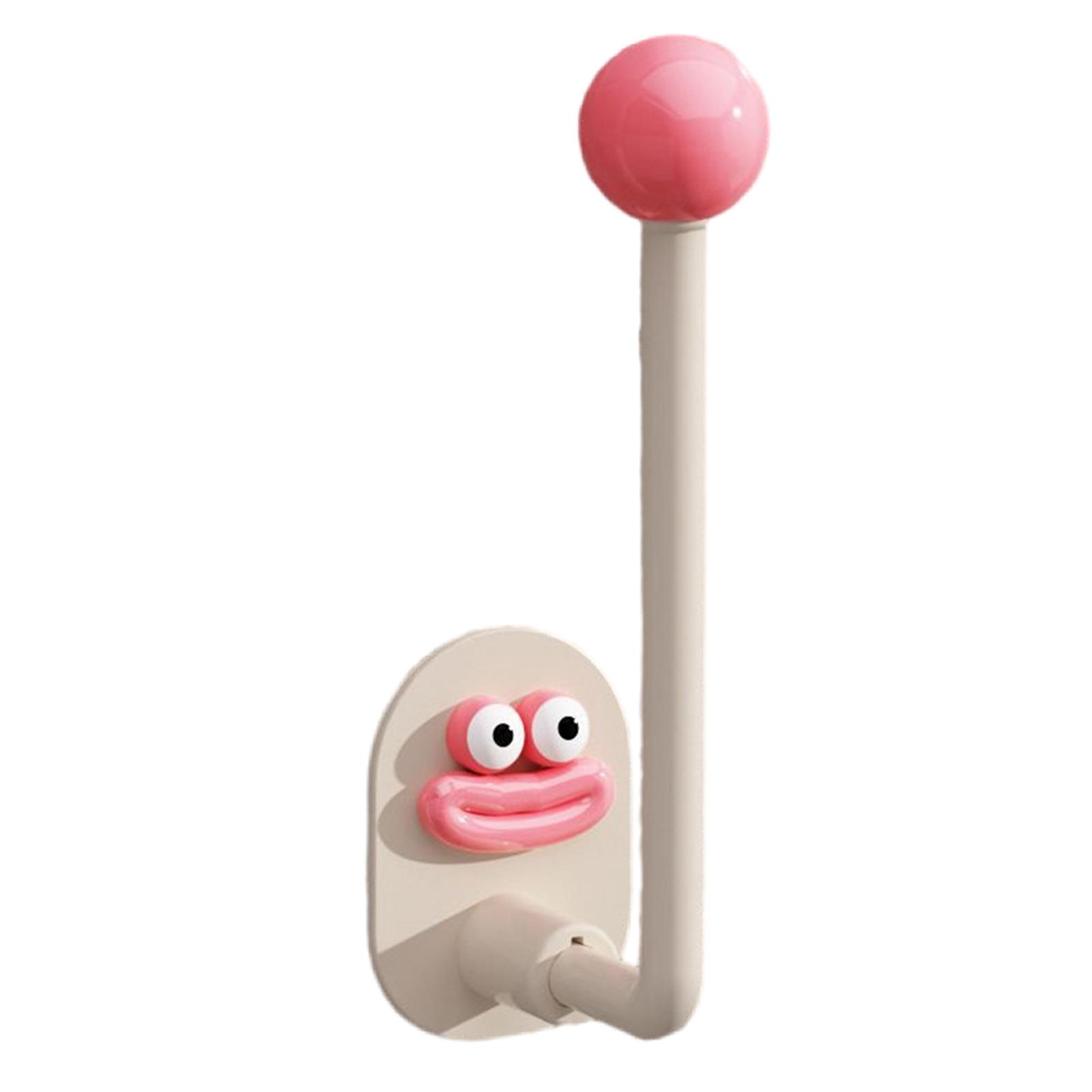 

Настенные органайзеры для аксессуаров для волос без сверления для ванной комнаты с крючком и отделениями для ежедневного использования розовый