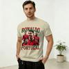 Football Legend 2026 Ronaldo TShirts for Unisex Novelty Cotton Tees Round Collar Short Sleeve T Shirt Big Size Clothes