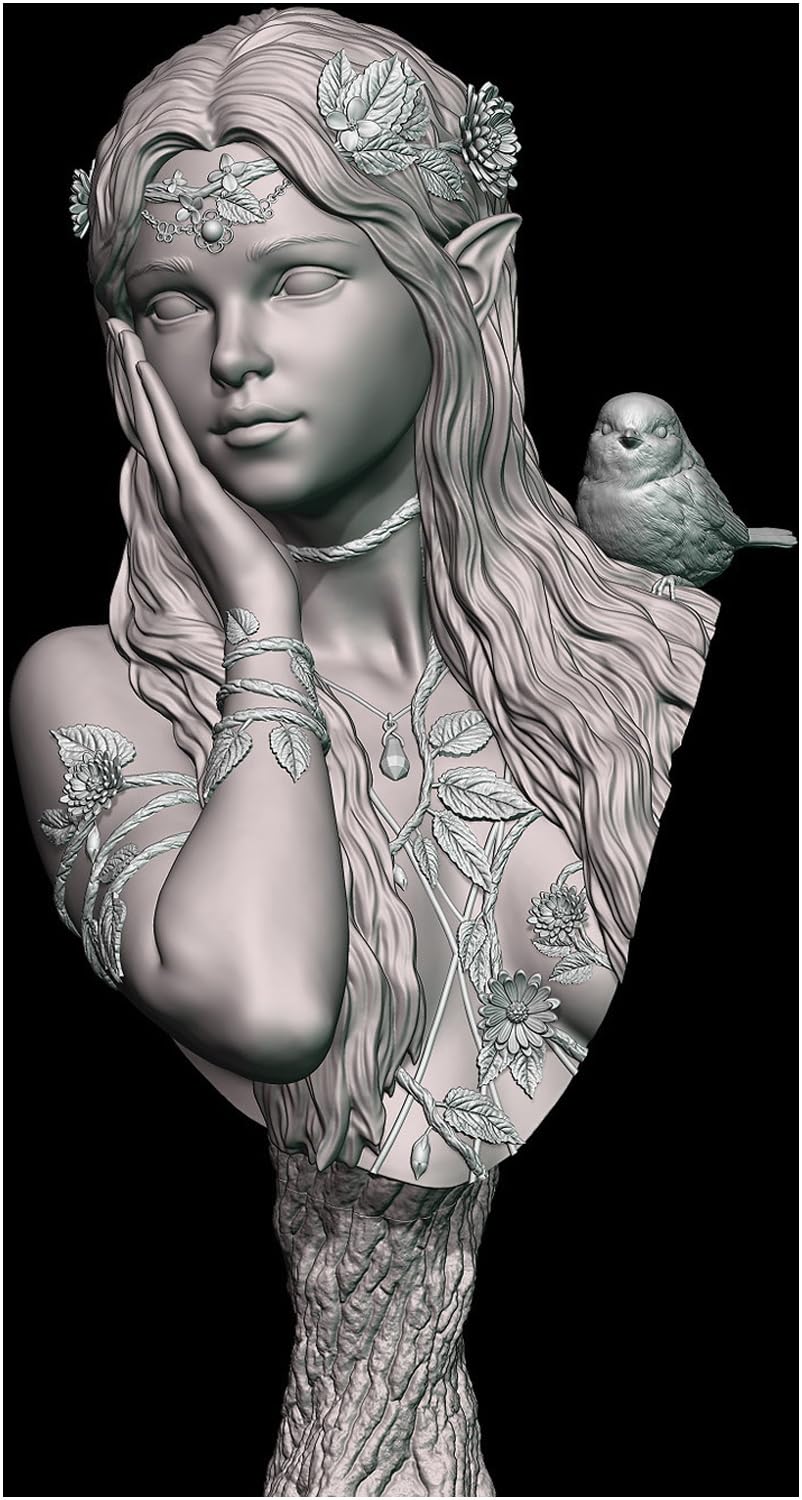 

Life Miniature Forest Healer Avalyn Bust Resin Kit 1/10 (Bust Model) LM-FUB010