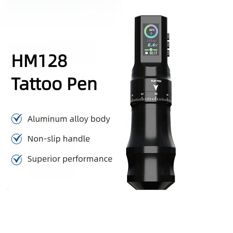 Wireless Rechargeable Tattoo Pen Embroidery Pen Motor Tattoo Machine Adjustable Stroke Tattoo Equipment