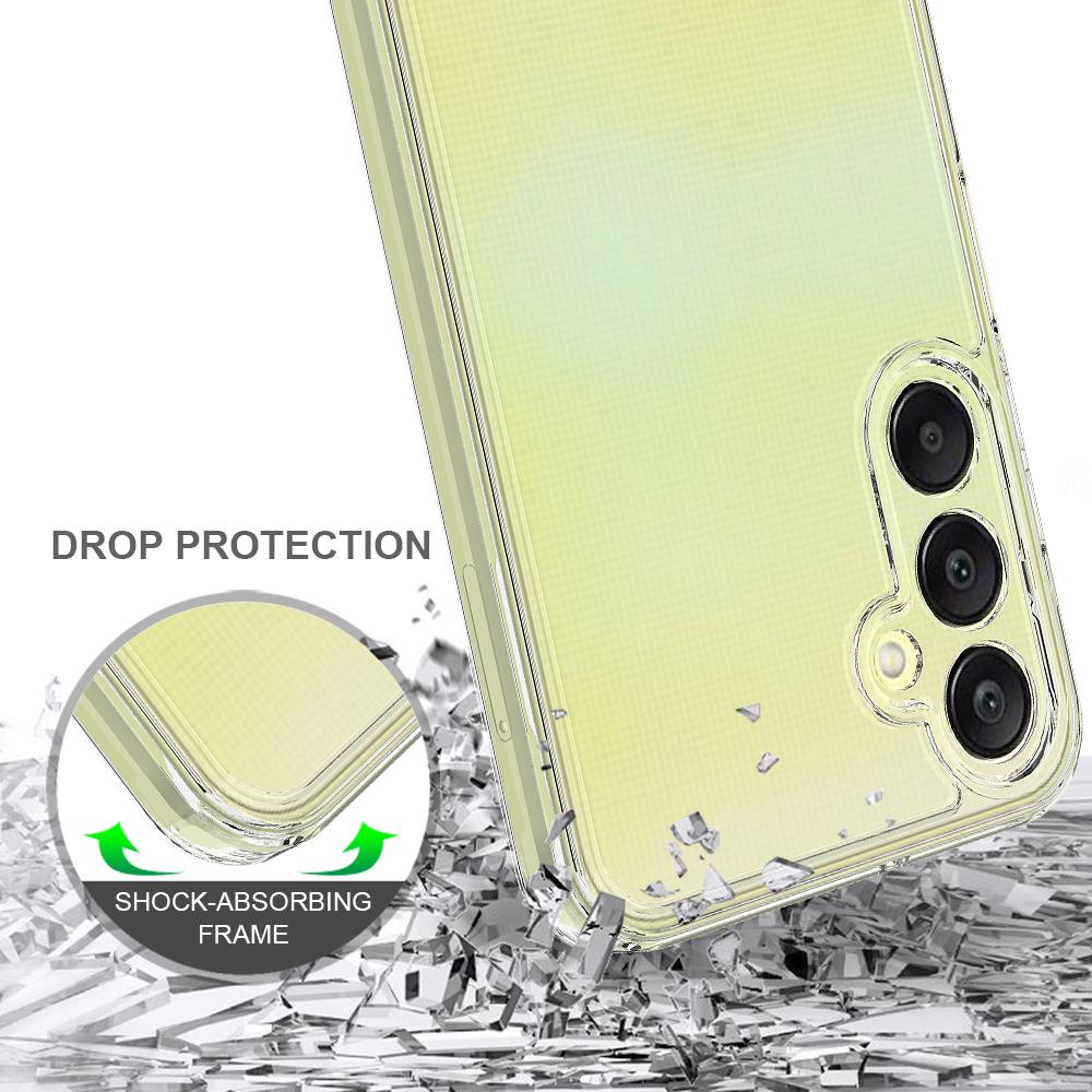 For Samsung Galaxy A16 5G/A16 4G Clear Phone Case TPU+Acrylic Shockproof Phone Back Cover