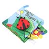 Soft Cloth Book Portable Interactive Early Learning Educational 3D Baby Cloth Book for Infant