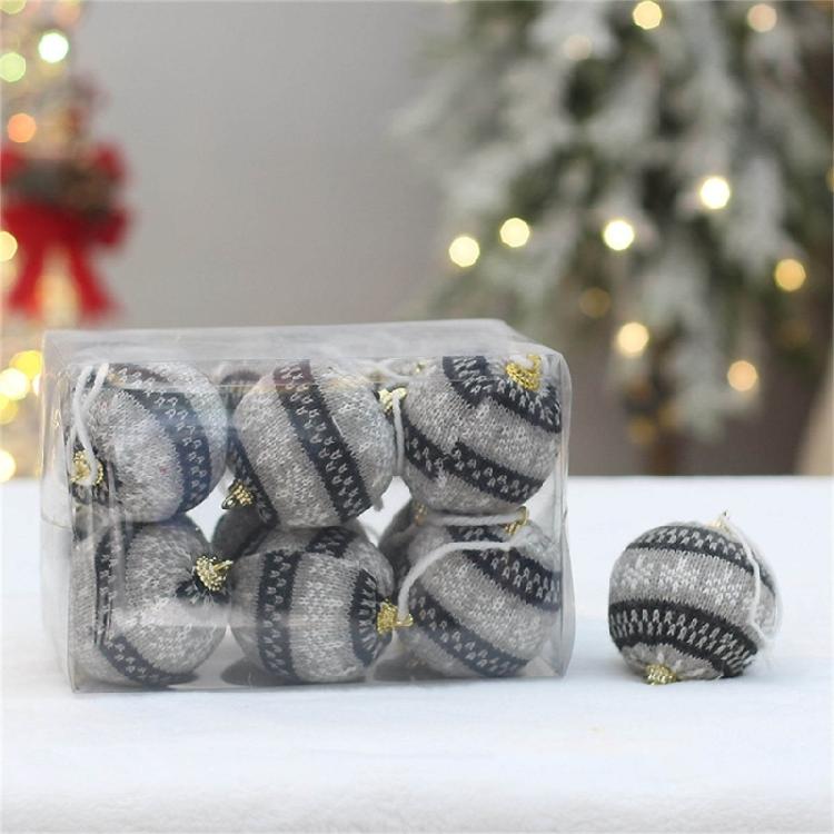 1Box 12Pcs Christmas Ball Christmas Tree Ornament Home Christmas Hanging Pendant