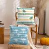 Plam Trees Flowers Cushion Cover Soft Plush Throw Pillow Cover | Double-Sided Decorative Cushion Case | Sofa Bedroom Home Decor