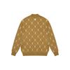 New MLB MONOGRAM Collection Boston Red Sox 24FW Knitted Fabric Cardigan Unisex Camel 3AKCM0144-43CAS