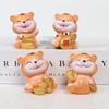 2022 Cny Chinese New Year Home Decorative Tiger Figurines With Creative Resin Design
