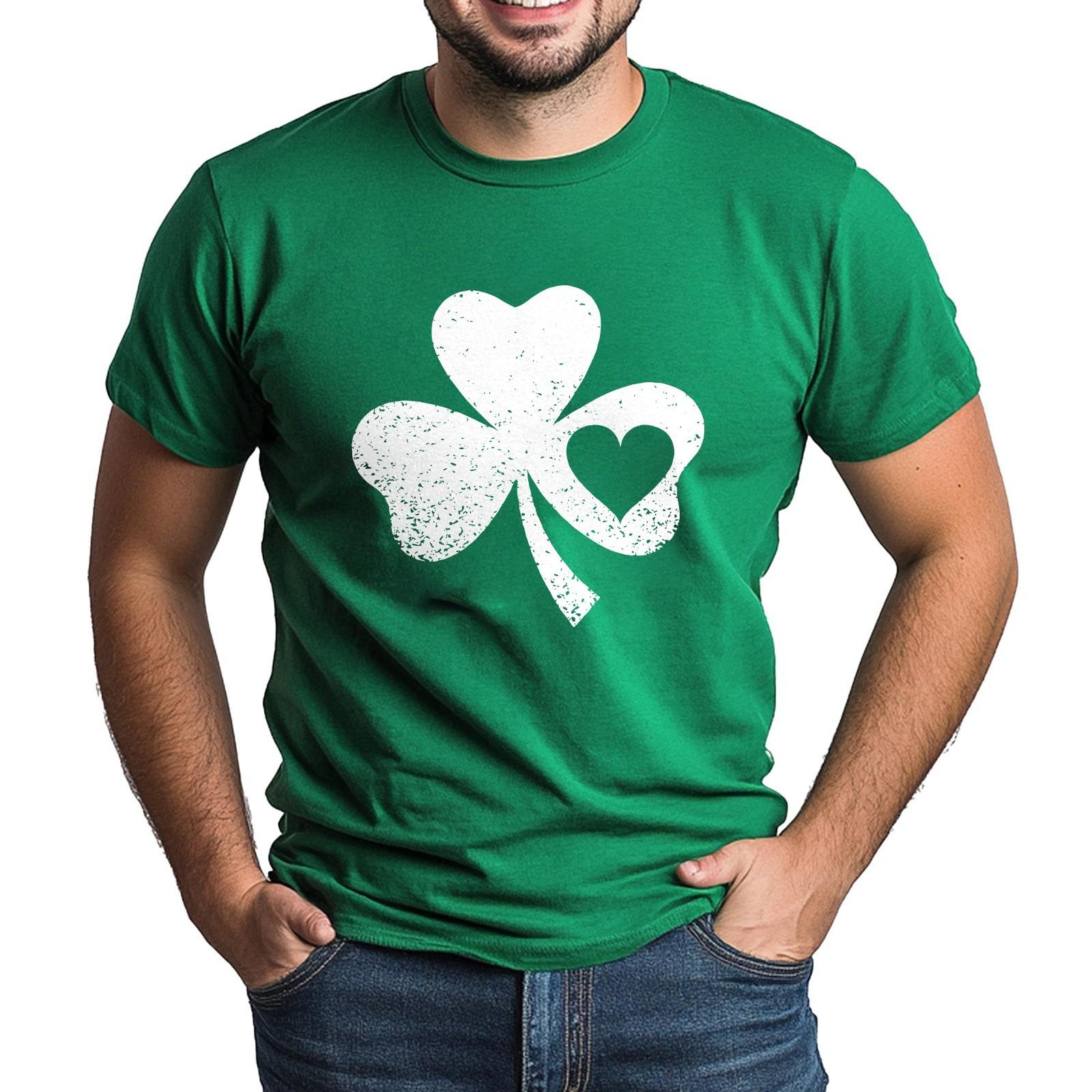 

св. Зелена тристулкова футболка Patrick s Adult із круглим вирізом і короткими рукавами XXXL