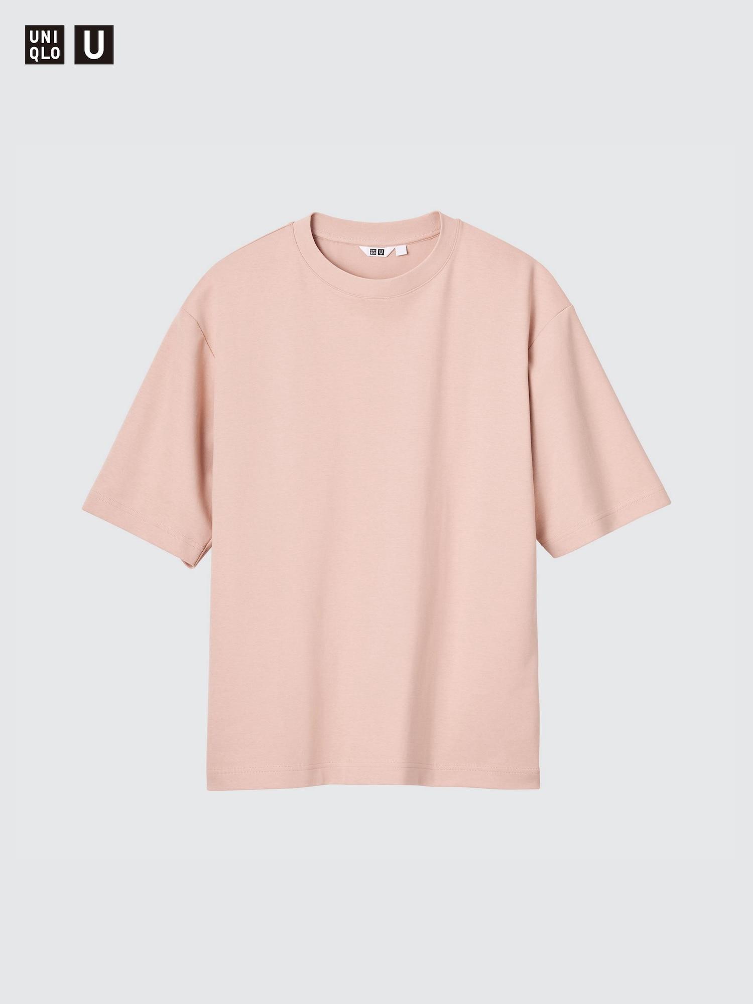 

Uniqlo Бавовняна велика футболка Japan Air Rhythm з рукавом 5 хвилин 12 PINK/M
