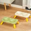 Elevated Double Pet Bowls for Cats Dogs Non-Slip Raised Food Water Feeder Set Protect Neck Pet Feeding Dishes