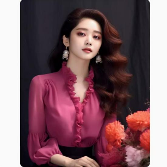 

Стильные женские рубашки розово-красного цвета для весны и осени: Модно и шикарно! 2XL розы красного