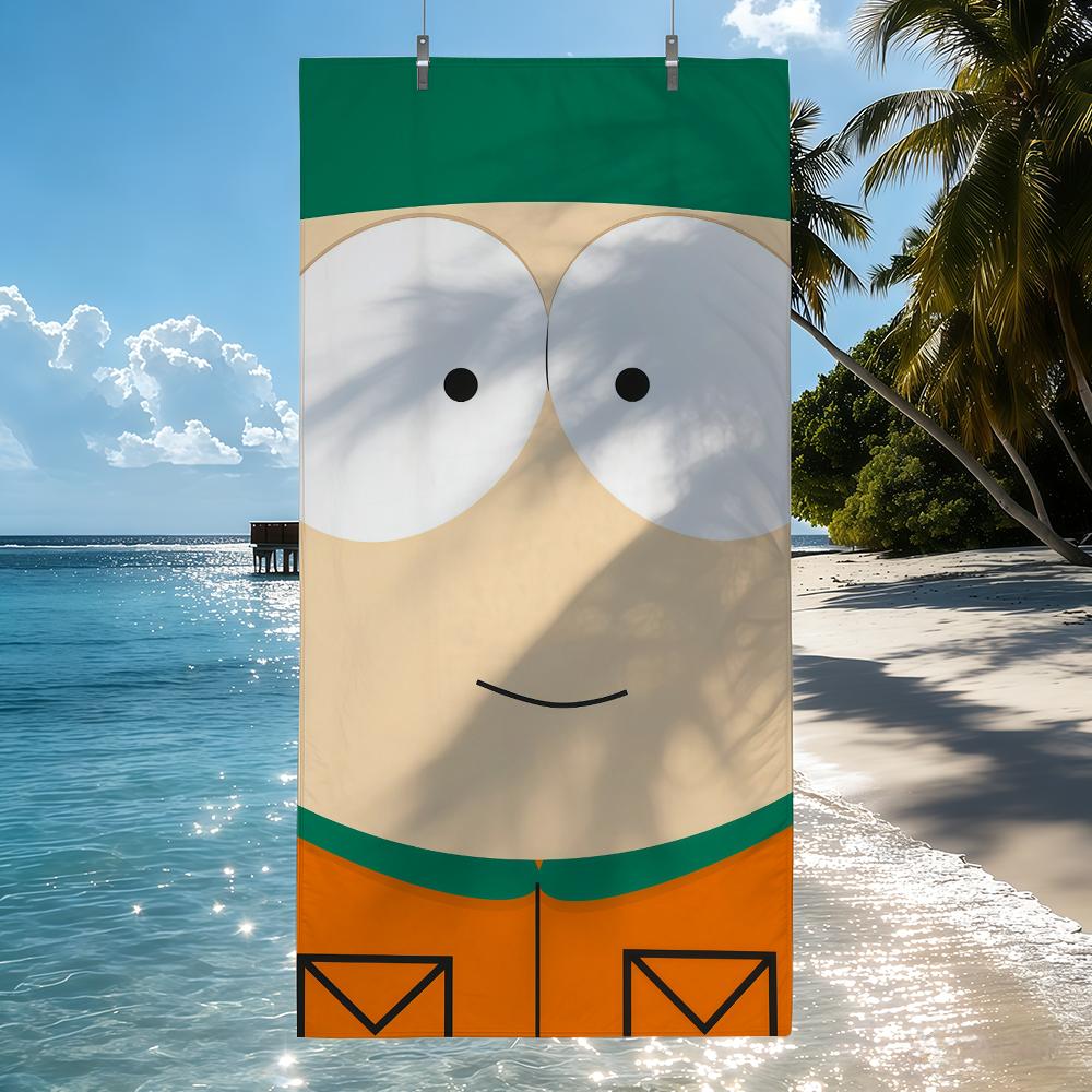 Cartoon Funny T-Towelie Towel Quick Drying Beach Towels Are Suitable For Swimming Pools Camping Yoga And The Gym