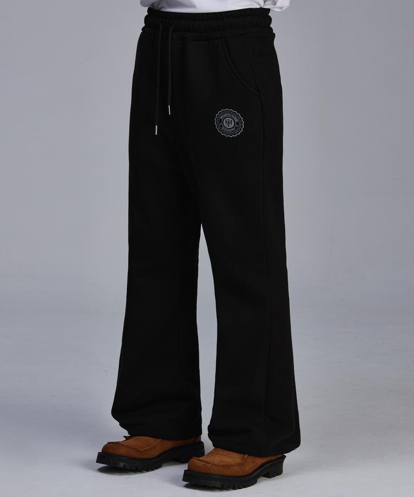 SCALLYWAG Flare Baggy Fleece-Lined Training Pants [Black]