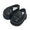 AXLUCE Plush Toy - Shoes - Plush Clothes - 10cm Leather Doll Loafers (Black)