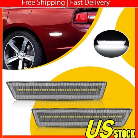 For Dodge Challenger 2008-2014 & Dodge Charger 2011-2014 Rear Side Marker Lights