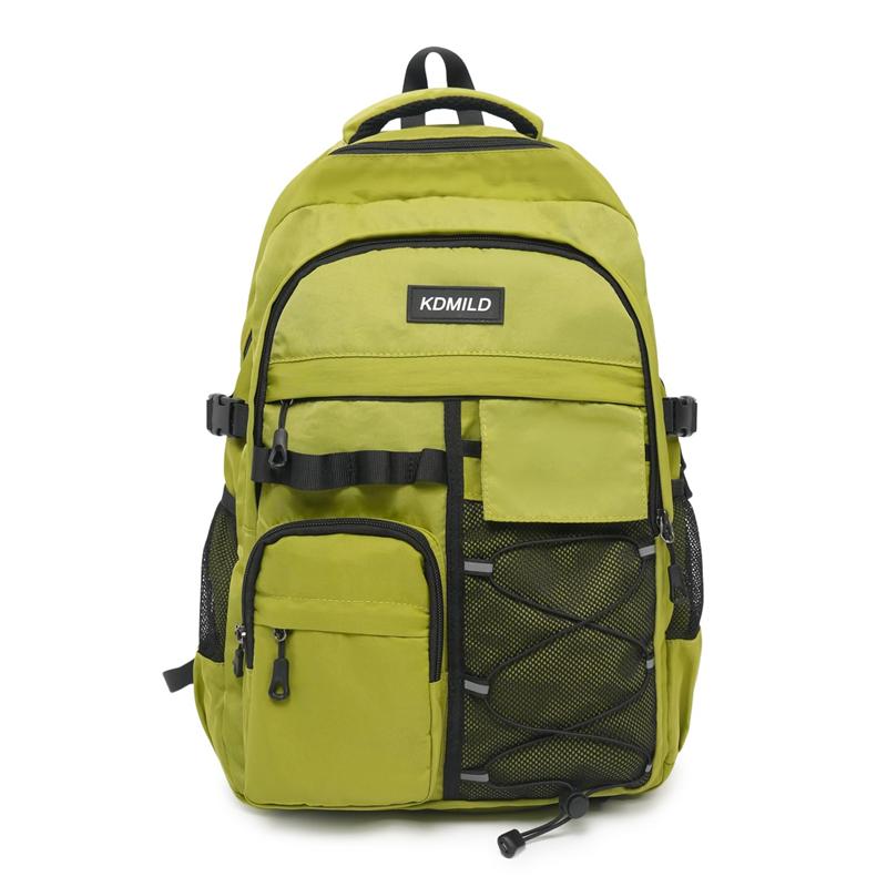 Fashion Backpack for Men & Women – Large Capacity School Bag with Multiple Pockets & Water Bottle Holder – Perfect for Daily Use