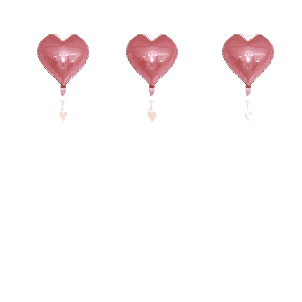 Honeymoon Love Heart Balloon Ceiling Set for Wedding and Bedroom Decor