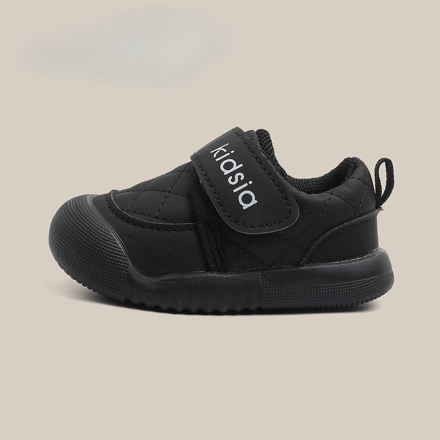 Boy s Toddler Shoes, Girl s Children s Casual Shoes, New Style Baby Shoes, Soft Sole, Anti-slip Shoes 15 чёрный