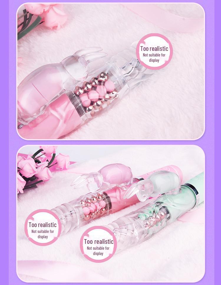 Rotating Bead Stick Vibrator - Youth Style Rechargeable Massage Toy for Women, 50/Box