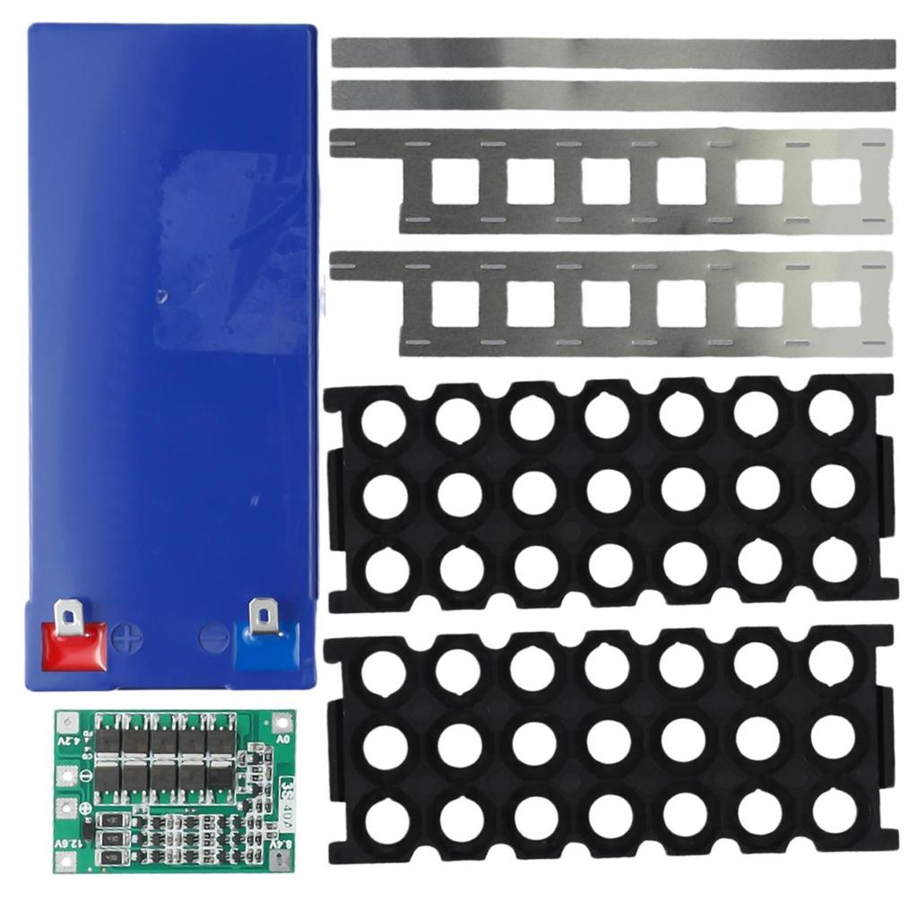 12V 7Ah Empty Box Battery Case Holder ABS PCB Board