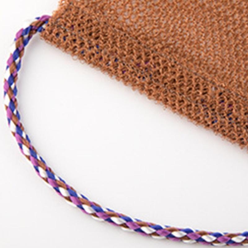 African Reusable Bath Net Sponges With Rope Handle For Full Body Exfoliation In Shower