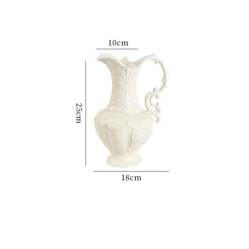 Evropská keramická sada talířů Barokní květinový reliéf Západní restaurace Steakový talíř Odpolední čaj Domácí stolní Retro sady šálků