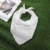 Solid Color Triangular Scarf Fabric Flower Hair Accessories Headwear  Girl Accessories