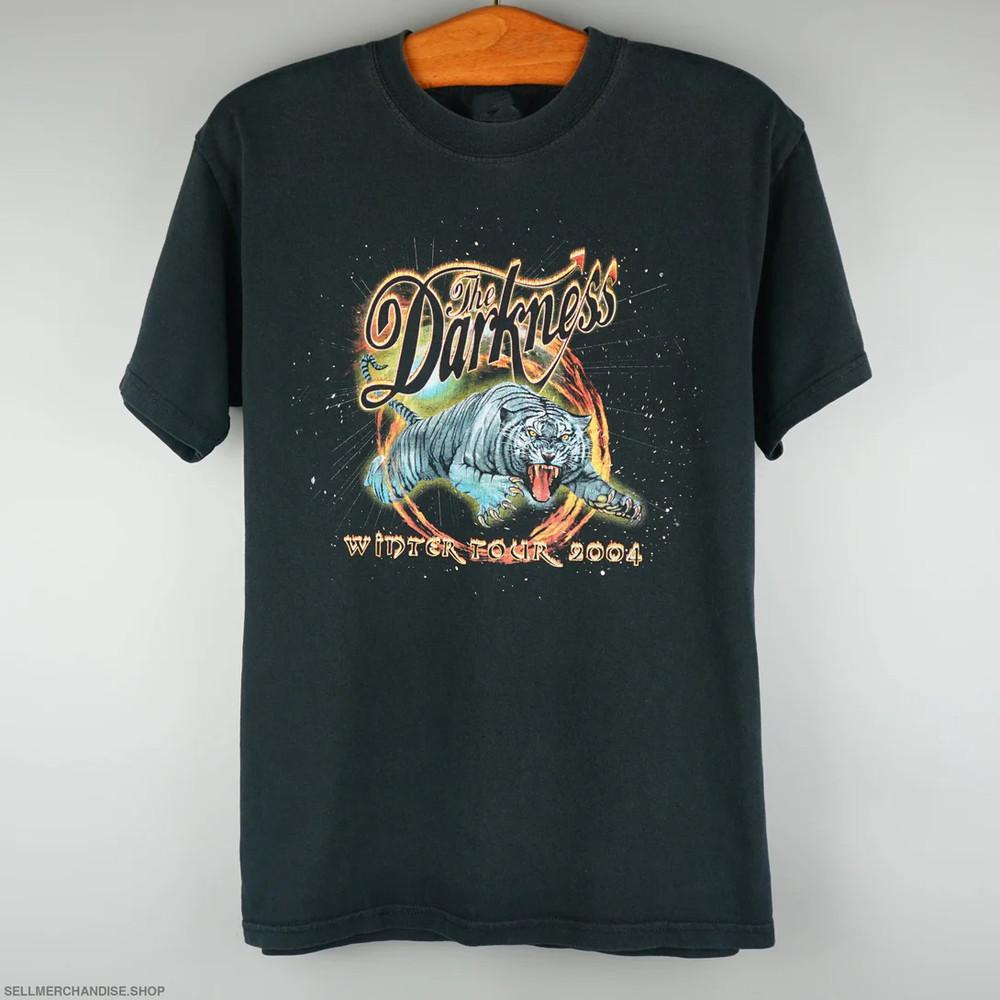 Vtg The Darkness Band Winter Tour 2004 Cotton Black T Shirt S-5XL TR558 Unisex T-Shirt XXXL