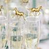 Drink Stirrers With Horse Shape Easy Cleaning Swizzle Sticks For Equestrian Events