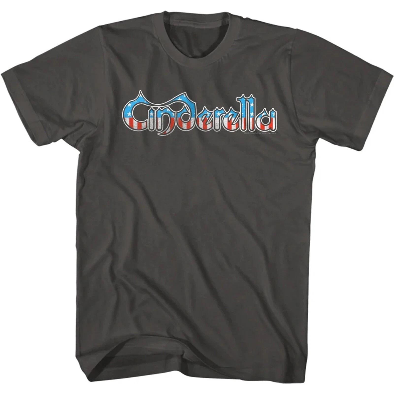 CINDERELLA cd lgo FLAG LOGO Official SHIRT LRG New night songs long cold winter 2XL