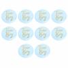 10Pcs Gender Reveal Button Pins Tinplate Baby Shower Party Favors Decoration Supplies