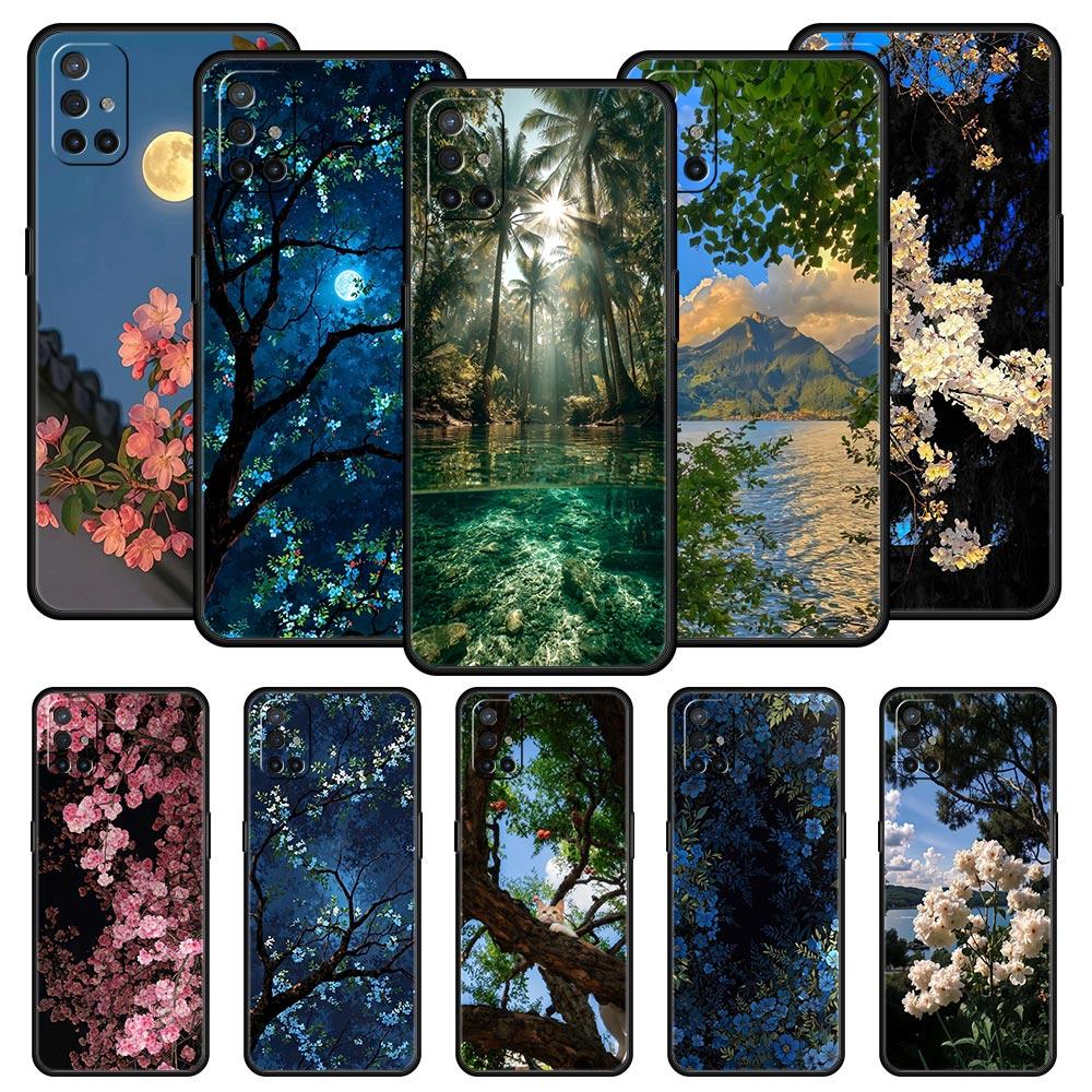 Fashion Tree Summer Flower Case For OnePlus 15 13 12 11 10 9 8 15T 13T 10T 7T Pro 13R 12R 9RT 8T Nord 4 N10 2T CE 2 3 5G Cover