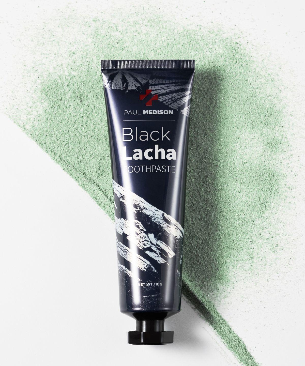 Charcoal-infused Whitening Black Lacha Toothpaste