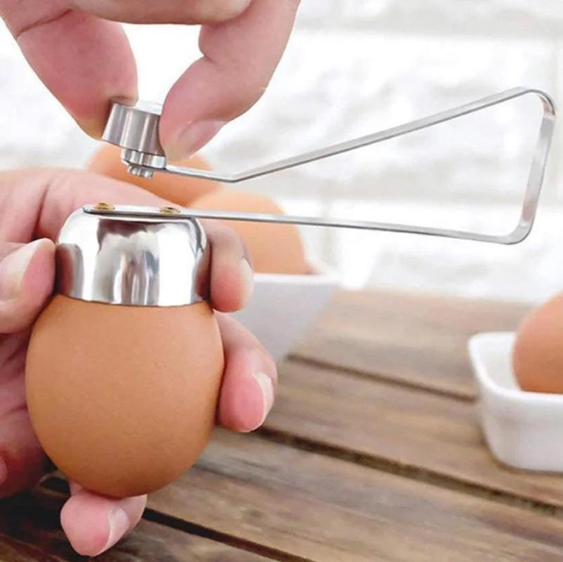 1pcs Egg Cracker Egg Cutter Opener Scissor Shell Boiled Kitchen Tool Cooked Snipper Stainless Steel Breaker Break Beat Clipper