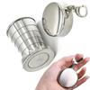 Portable Stainless Steel Folding Cup 70ml / 150ml / 250ml for Outdoor Travel, Foldable and Stretchable for Hiking and Camping